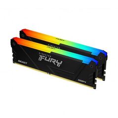 Kingston 16gb 3600mt/s ddr4 cl17 dimm (kit of 2) fury beast rgb,  Memorii RAM Desktop | electropc.ro