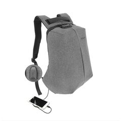 Rucsac laptop tellur antifurt v2, cu port usb, 15.6", gri,  Genti laptop | electropc.ro