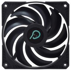 Ventilator spacer 120x120x25mm, 45cfm, 1600 rpm, putere 1.8w, tip rulment hidraulic, conector 3-pin, fara led, negru,  Ventilatoare carcasa | electropc.ro