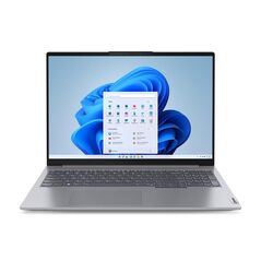 Laptop thinkbook 16 g6 irl, 16" wuxga (1920x1200) ips 300nits anti- glare, 45% ntsc, intel core i3-1315u, 6c (2p + 4e) / 8t, p-core 1.2 / 4.5ghz, e-core 0.9 / 3.3ghz, 10mb, 8gb so-dimm ddr5-5200, 256gb ssd m.2 2242 pcie 4.0x4 nvme,integrated intel uhd gra,  Laptopuri | electropc.ro
