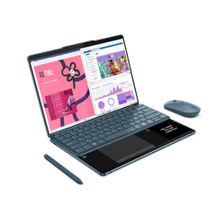 Laptop lenovo yoga book 9 13imu9, 2x 13.3" 2.8k (2880x1800) oled 400nits glossy / anti-fingerprint, 100% dci-p3, 60hz, eyesafe®, dolby® vision™, displayhdr™ true black 500, glass, touch, ogm, 10-point multi-touch, intel® core™ ultra 7 155u, 12c (2p + 8e +,  Laptopuri | electropc.ro