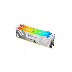 Memorie ram kingston, dimm, ddr5, 64gb, 6000mhz, cl32, 1.35v, fury renegade white, rgb, kit of 2,  Memorii RAM Desktop | electropc.ro