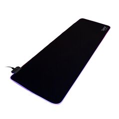 Mousepad spacer rgb gaming, cauciuc si material textil, 900 x 300 x 3 mm, 1.8 m lungime cablu, 13 moduri de iluminare, statice si dinamice, negru/rgb,  Mousepad | electropc.ro