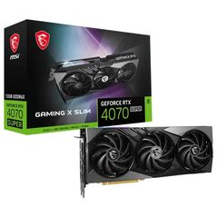 Placa video msi geforce rtx 4070 super gaming x slim 12gb gddr6x 192-bit dlss 3.0,  Placi video | electropc.ro