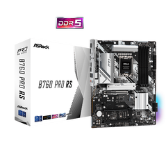 Placa de baza asrock b760 pro rs lga1700, 4x ddr5, frecventa maxima 7200mhz, 1x displayport, 1x hdmi, 3x pcie x16, 1x pcie x1, 2x m.2, 4x sata3 6gbs, lan 2.5gbps, atx,  Placi de baza | electropc.ro