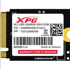 Ssd adata xpg gammix s55 512gb pci express 4.0 x4 m.2 2230,  SSD-uri Interne | electropc.ro