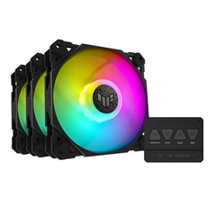 Ventilator asus tuf gaming tf120 argb fan - triple fan kit with argb controller fan size 120 x 120 x 25 mm fan bearing advanced fdb fan speed 1900 rpm (+/-10%) fan airflow 76 cfm fan pressure 2.5 mm h2o fan noise level 29 db(a) fan input power 2,88w fan o,  Ventilatoare carcasa | electropc.ro