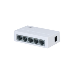 Dahua 5 port unmanaged switch pfs3005-5et-l-v2, interffata: 5 x 100mbps, alimentare: 5 vdc; 1 a, switching capacity: 1 gbit, packet forwarding rate: 0.744 mpps, dimensiuni: 86.4 mm × 52.0 mm × 23.0 mm, greuate: 0.12 kg,  Switch-uri | electropc.ro