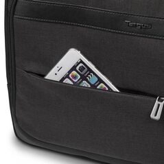 Geanta laptop targus citysmart, pentru laptopuri de 15.6" sau mai mici, material poliester, dimensiuni: 41 x 9 x 37 cm, dimensiune compartiment laptop: 38.7 x 2.5 x 26.5 cm, greutate 0.83 kg, negru,  Genti laptop | electropc.ro