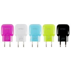 Incarcator serioux ac, port usb 2.1a, diverse culori, bulk,  Incarcatoare telefoane | electropc.ro