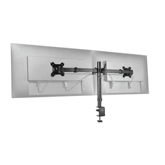 Suport monitor trust gxt 1120 mara dual monitor arm, montare birou, 510 x 860 x 115mm, vesa, 2.6 kg, negru,  Suporturi TV & Monitor | electropc.ro