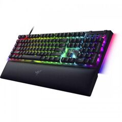 Tastatura mecanica gaming blackwidow v4 x (green switch), layout us, taste abs, layout us, cu 6 butoane customizabile, negru,  Tastaturi | electropc.ro