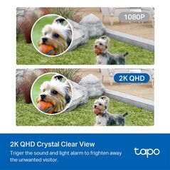 Tp-link tapo c420 cameră de supraveghere cu acumulatori, senzor imagine: 1/3", lentile: f/no: 1.61±10%; focal length: 3.18mm±5%, ir 15m, unghi vizualizare: 113°, rezolutie: 2k qhd (2560 × 1440 px), microfon și difuzor integrate, protocol wi-fi: ieee 802.1,  Camere supraveghere IP | electropc.ro