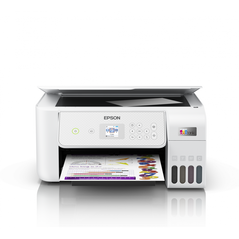 Multifunctional inkjet color epson ecotank ciss l3286,culoare alb, dimensiune a4 (printare,copiere, scanare), printare borderless, viteza 33ppm alb- negru, 15ppm color, rezolutie 5760x1440 dpi, alimentare hartie 100 coli, scanner cis rezolutie 1.200  x 2.,  Multifunctionale Inkjet | electropc.ro