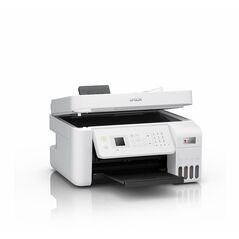Multifunctional inkjet color epson ecotank ciss l5316, culoare: alb, dimensiune a4(printare,copiere, scanare, fax), printare borderless, viteza 33ppm alb-negru, 15ppm color, rezolutie 5760 x 1440 dpi, alimentare hartie 100 coli, adf 30 coli, scanner cis,   C11CJ65413