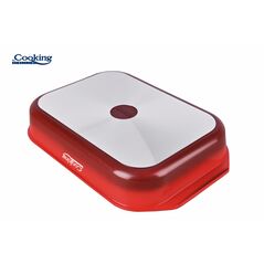 Tava aluminiu cu acoperire ceramica 39.5x26 cm, red line, cooking by heinner,  Tavi copt | electropc.ro