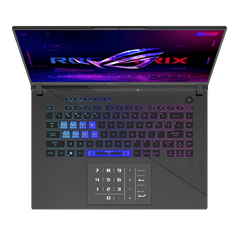 Laptop gaming asus rog strix g16, g614jv-n4074, 16-inch, qhd+ 16:10 (2560 x 1600, wqxga), 13th gen intel® core™ i7-13650hx processor 2.6 ghz 24m  cache, up to 4.9 ghz, 14 cores: 6 p-cores and 8 e-cores), intel® uhd graphics nvidia® geforce rtx™ 4060 lapto,  Laptopuri | electropc.ro
