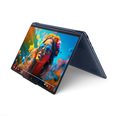 Laptop lenovo yoga 9 2-in-1 14imh9, 14" 4k (3840x2400) oled 400nits glossy / anti-fingerprint, 100% dci-p3, 60hz, eyesafe®, dolby® vision®, displayhdr™ 500, glass, touch, intel® core™ ultra 7 155h, 16c (6p + 8e + 2lpe) / 22t, max turbo up to 4.8ghz, 24mb,,  Laptopuri | electropc.ro