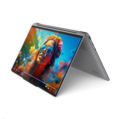 Laptop lenovo yoga 9 2-in-1 14imh9, 14" 4k (3840x2400) oled 400nits glossy / anti-fingerprint, 100% dci-p3, 60hz, eyesafe®, dolby® vision®, displayhdr™ 500, glass, touch, intel® core™ ultra 7 155h, 16c (6p + 8e + 2lpe) / 22t, max turbo up to 4.8ghz, 24mb,,  Laptopuri | electropc.ro