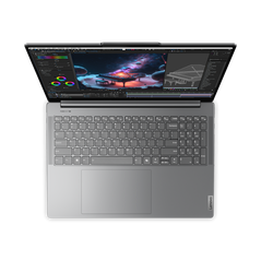 Laptop lenovo yoga pro 9 16imh9, 16" 3.2k (3200x2000) mini led 1,200nits glossy / anti-fingerprint, 100% p3, 100% adobe® rgb, 100% srgb, 165hz, eyesafe®, dolby® vision®, displayhdr™ 1000, glass, touch, tcon, intel® core™ ultra 9 185h, 16c (6p + 8e + 2lpe),  Laptopuri | electropc.ro