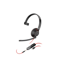 Poly blackwire 5210 monaural usb-c headset +3.5mm plug +usb-c/a adapter,  Casti audio | electropc.ro