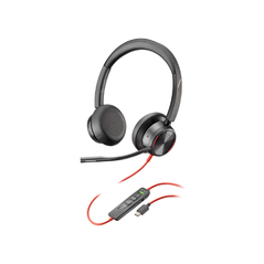 Poly blackwire 8225 stereo usb-c headset +usb-c/a adapter,  Casti audio | electropc.ro