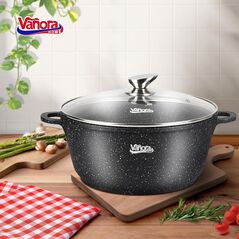 Semioala aluminiu turnat 28x12.5cm, 7.6l, classic, vanora home,  Tavi copt | electropc.ro