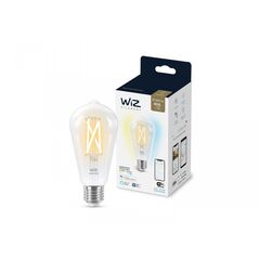 Bec led inteligent vintage (decorativ) wiz connected filament clearst64, wi-fi, e27, 6.7w (60w), 806 lm, lumina alba (2700-6500k),compatibil google assistant/alexa/siri,  Becuri si Tuburi LED | electropc.ro