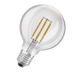 Bec led osram globe a95, ultra efficient light, e27, 4w (60w), 840 lm, lumina calda (3000k), cu filament,  Becuri si Tuburi LED | electropc.ro