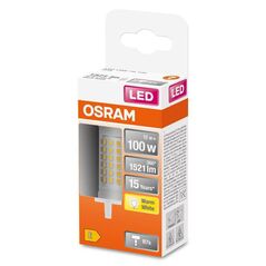 Bec led osram line, r7s, 12w (100w), 1521 lm, lumina calda (2700k), 78mm, Ø29mm,  Becuri si Tuburi LED | electropc.ro