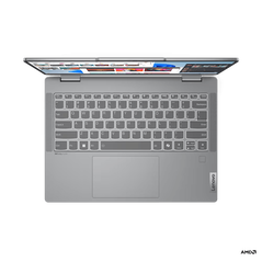 Laptop lenovo ideapad 5 2-in-1 14ahp9, 14" wuxga (1920x1200) ips 300nits glossy, 45% ntsc, 60hz, tÜv low blue light, glass, touch, amd ryzen™ 7 8845hs (8c / 16t, 3.8 / 5.1ghz, 8mb l2 / 16mb l3), video integrated amd radeon™ 780m graphics, ram 16gb soldere,  Laptopuri | electropc.ro