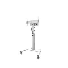 Stand podea mobil/fix neomounts fl50s-825wh1; pentru display-uri cu diagonale 37"-75", sistem de prindere vesa 100x100~600x400, greutate maxima suportata 70kg, fix, inaltime reglabila manual 1040-1570mm (4 presetari); management cabluri, manere practice, ,  Suporturi TV & Monitor | electropc.ro