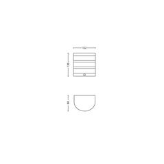 Aplica led pentru exterior cu senzor de miscare philips calgary, 3.5w (30w), 320 lm, lumina calda (2700k), ip44, 94x122x130mm, inox,  Aplice de exterior | electropc.ro