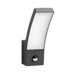 Aplica led pentru exterior cu senzor de miscare philips splay, 12w, 1100 lm, lumina calda (2700k), ip44, 240x80x160mm, antracit,  Aplice de exterior | electropc.ro