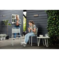 Aplica led pentru exterior philips bustan, 2x4.5w (70w), 1000 lm, lumina calda (2700k), dimabila, ip44, 78x220x92mm, antracit,  Aplice de exterior | electropc.ro