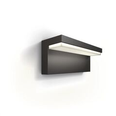 Aplica led pentru exterior philips bustan, 3.8w, 800 lm, lumina calda (2700k), ip44, 92x220x78mm, antracit,  Aplice de exterior | electropc.ro