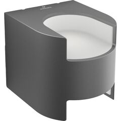 Aplica led pentru exterior philips grass up&down, 2x4.5w (70w), 800 lm, lumina calda (2700k), dimabila, ip44, 145x129x128mm, antracit,  Aplice de exterior | electropc.ro