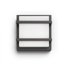 Aplica led pentru exterior philips petronia, 12w (83w), 1200 lm, lumina calda (2700k), ip44, 190x190x53mm, antracit,  Aplice de exterior | electropc.ro