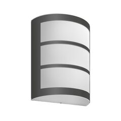 Aplica led pentru exterior philips python, 6w, 450 lm, lumina calda (2700k), ip44, 84x171x215mm, antracit,  Aplice de exterior | electropc.ro