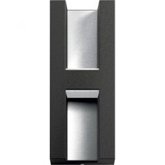 Aplica led pentru exterior philips shadow up&down, 2x4.5w (70w), 1000 lm, lumina calda (2700k), dimabila, ip44, 77x95x224mm, antracit,  Aplice de exterior | electropc.ro