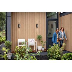 Aplica led pentru exterior philips shadow up&down, 2x4.5w (70w), 1000 lm, lumina calda (2700k), dimabila, ip44, 77x95x224mm, antracit,  Aplice de exterior | electropc.ro