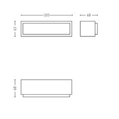 Aplica led pentru exterior philips stratosphere, 3.8w, 800 lm, lumina calda (2700k), ip44, 203x63x68mm, antracit,  Aplice de exterior | electropc.ro