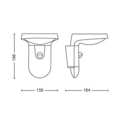 Aplica led solara pentru exterior cu senzor de lumina si miscare philips tyla, 1.2w, 4v, 255 lm, lumina neutra (4000k), ip44, 188x158x184mm, antracit,  Aplice de exterior | electropc.ro