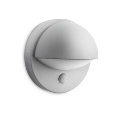 Aplica pentru exterior cu senzor de miscare philips june, 1xe27, max 42w, ip44, 135x195mm, gri,  Aplice de exterior | electropc.ro