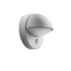 Aplica pentru exterior cu senzor de miscare philips june, 1xe27, max 42w, ip44, 135x195mm, gri,  Aplice de exterior | electropc.ro