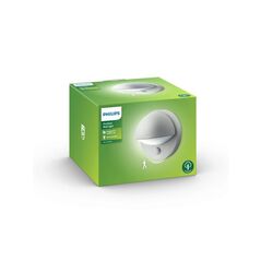 Aplica pentru exterior cu senzor de miscare philips june, 1xe27, max 42w, ip44, 135x195mm, gri,  Aplice de exterior | electropc.ro