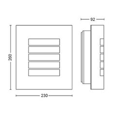 Aplica pentru exterior philips oslo, 1xe27, max 60w, ip44, 95x235x260mm, antracit,  Aplice de exterior | electropc.ro