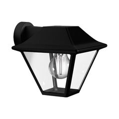 Aplica tip felinar pentru exterior philips alpenglow, 1xe27, max 60w, ip44, 200x174x179mm, negru,  Aplice de exterior | electropc.ro