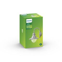 Aplica tip felinar pentru exterior philips raindrop, 1xe27, max 60w, ip44, 381x300x428mm, argintiu,  Aplice de exterior | electropc.ro