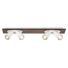 Spot led cvadruplu ajustabil ledvance decor mercury, 4xgu10, 4x3.4w, 920 lm, lumina calda (2700k), dimabil, ip20, 600mm, alb, clasa energetica g,  Spoturi aplicate | electropc.ro